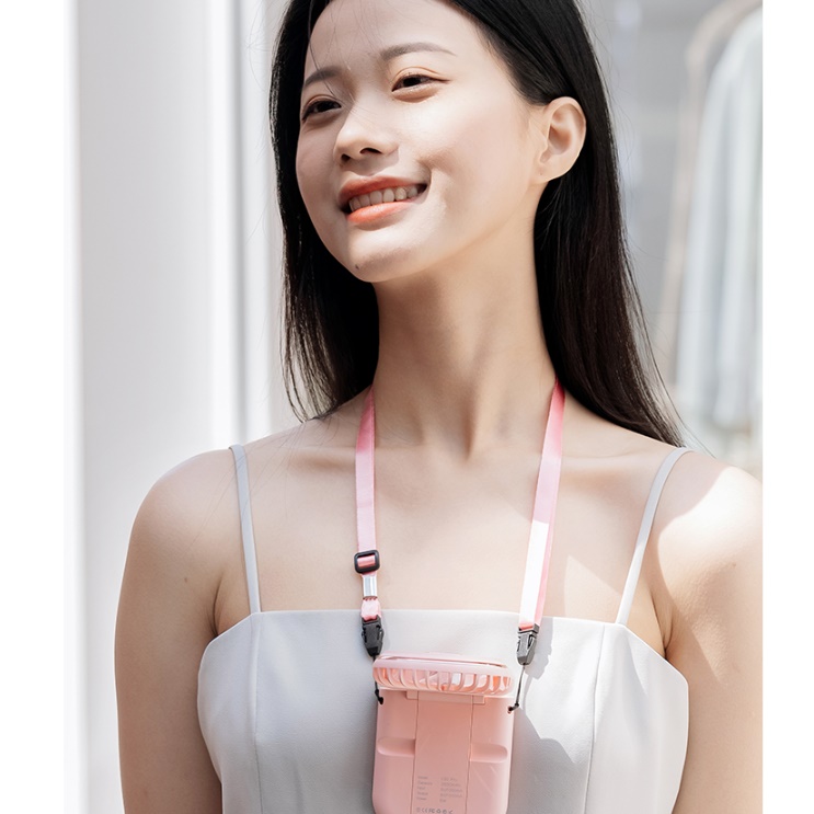 무선 휴대용 목걸이형 선풍기 목에 거는 선풍기 낚시용 야외용 선풍기