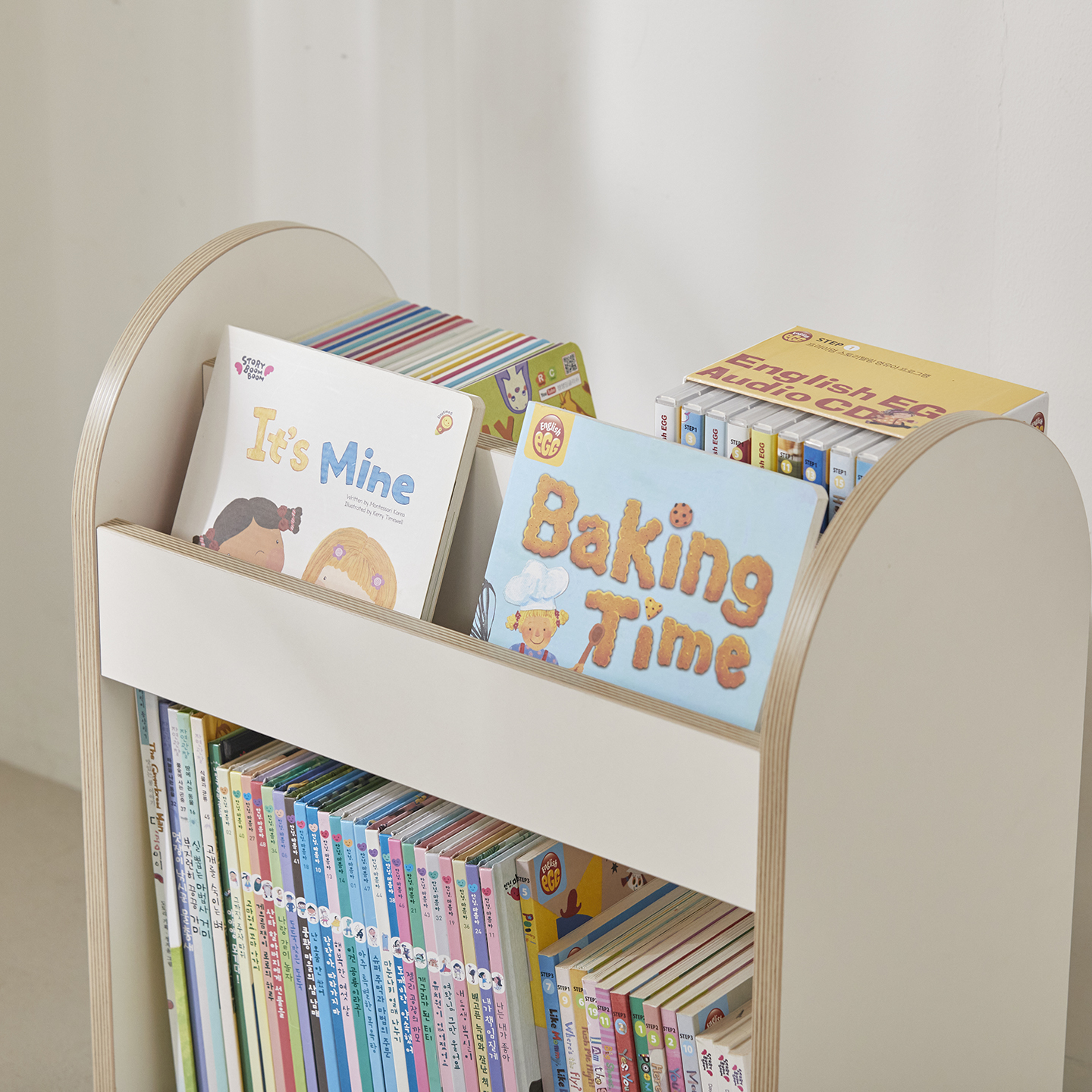 [SEO 등급] 무아 북카트 아기 책장 유아 트롤리 이동식 책꽂이 북트롤리