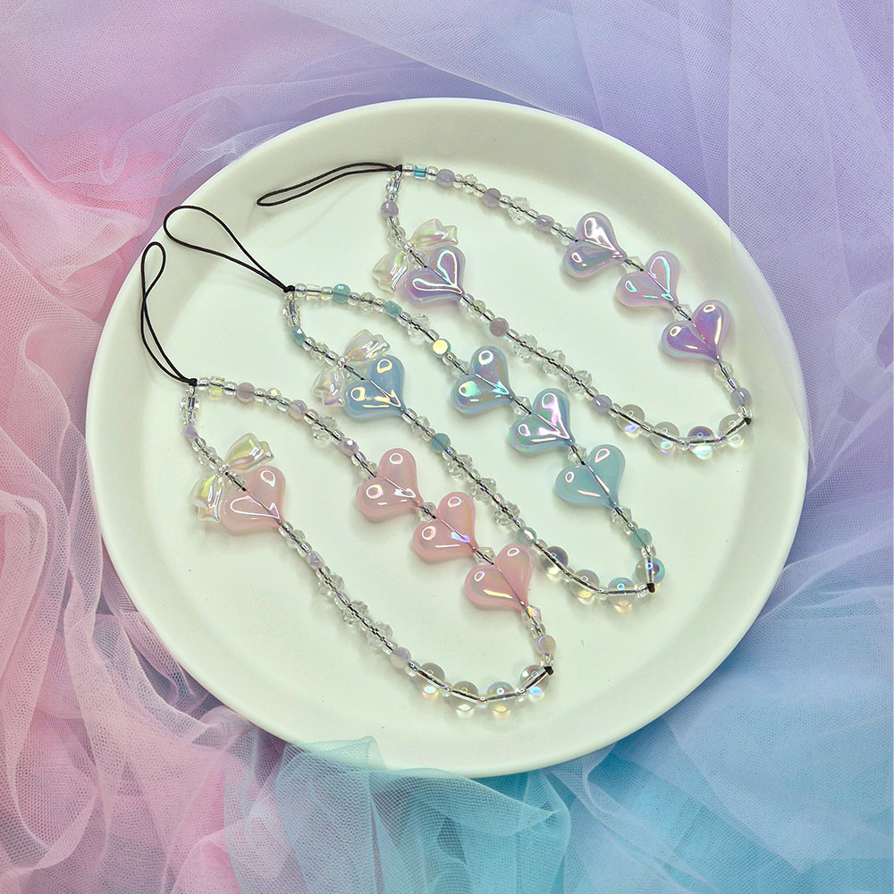 저스트러브 비즈스트랩 핸드폰줄 휴대폰스트랩 폰꾸미기 폰꾸 백꾸 다꾸 키링