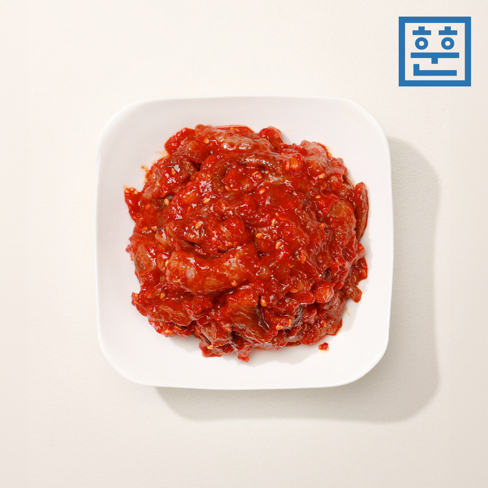 비빔 낙지젓갈 오징어젓 양념 반찬 밥도둑 - 상세 이미지 4