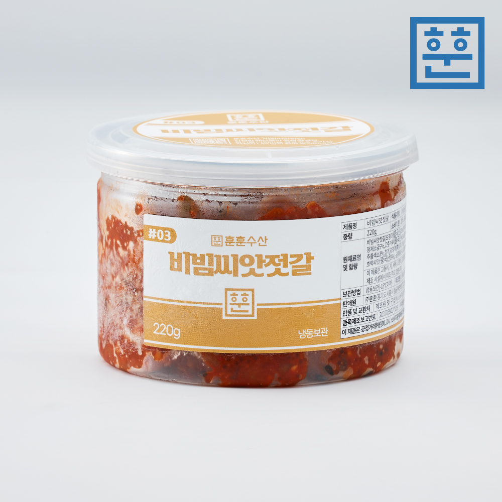 비빔씨앗 젓갈 오징어 낙지 청아알 견과류 반찬 밥도둑 - 메인 이미지