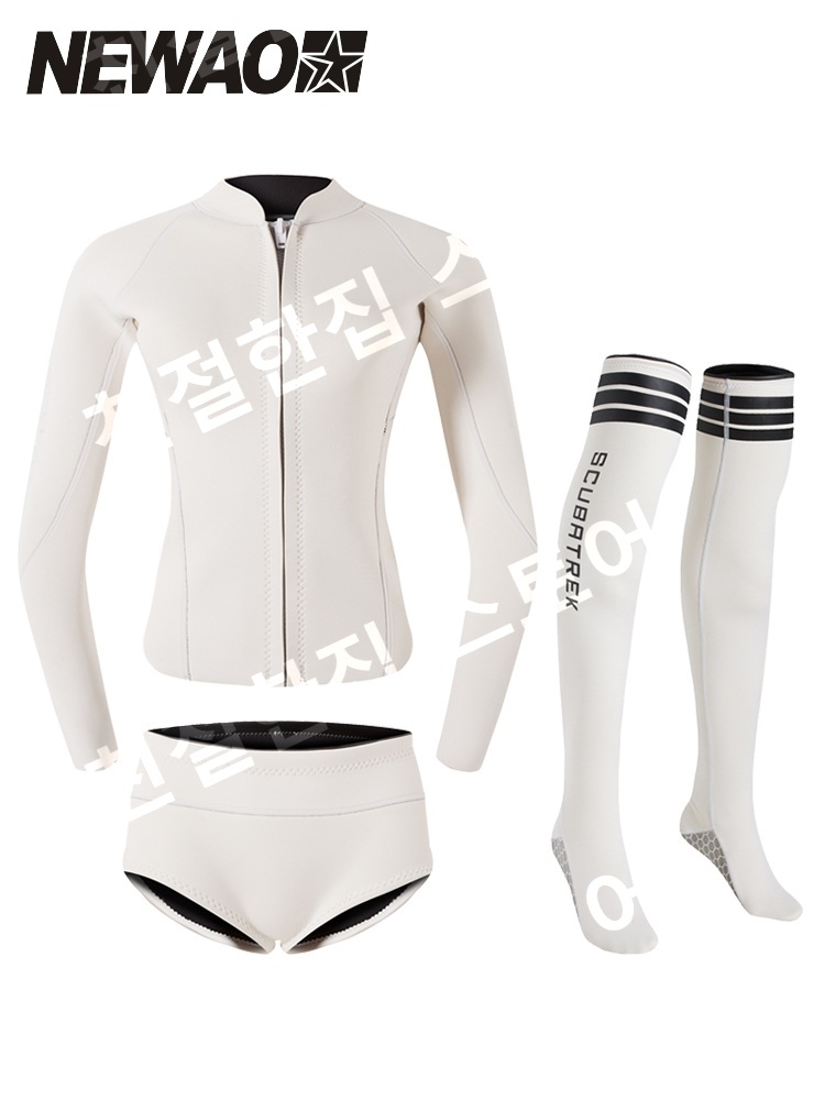 서핑슈트 수상스키복 프리 자외선차단 다이빙 전신수영복 방한 웻슈트 - 상세 이미지 4