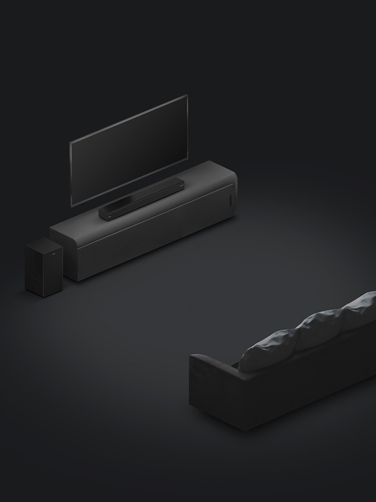 더함 사운드바 홈시어터 돌비애트모스 블루투스 TV 스피커 SW360-231R 이미지 4