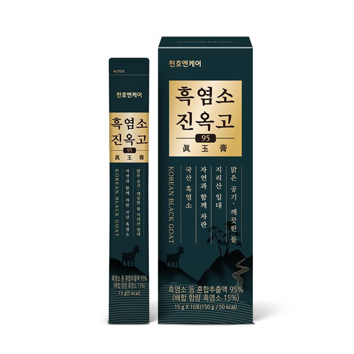 천호엔케어 지리산 흑염소진액 엑기스 흑염소즙 스틱 진옥고 10포, 5개 - 상세 이미지 2