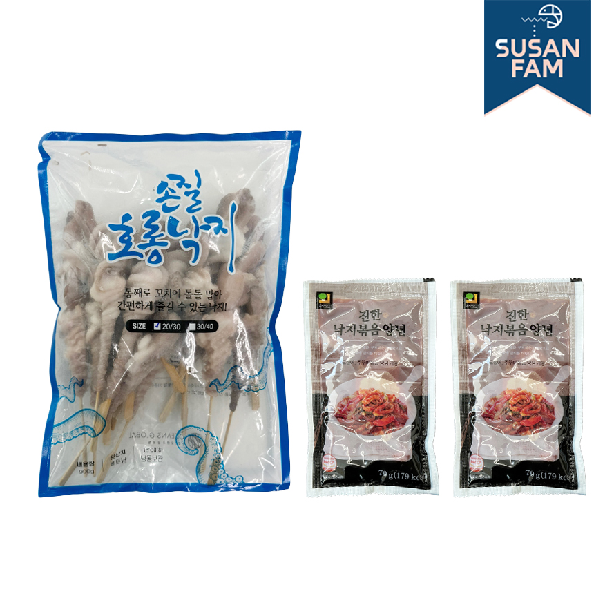 낙지호롱 900g 낙지꼬치구이 냉동낙지 (양념소스 2팩) - 상세 이미지 5