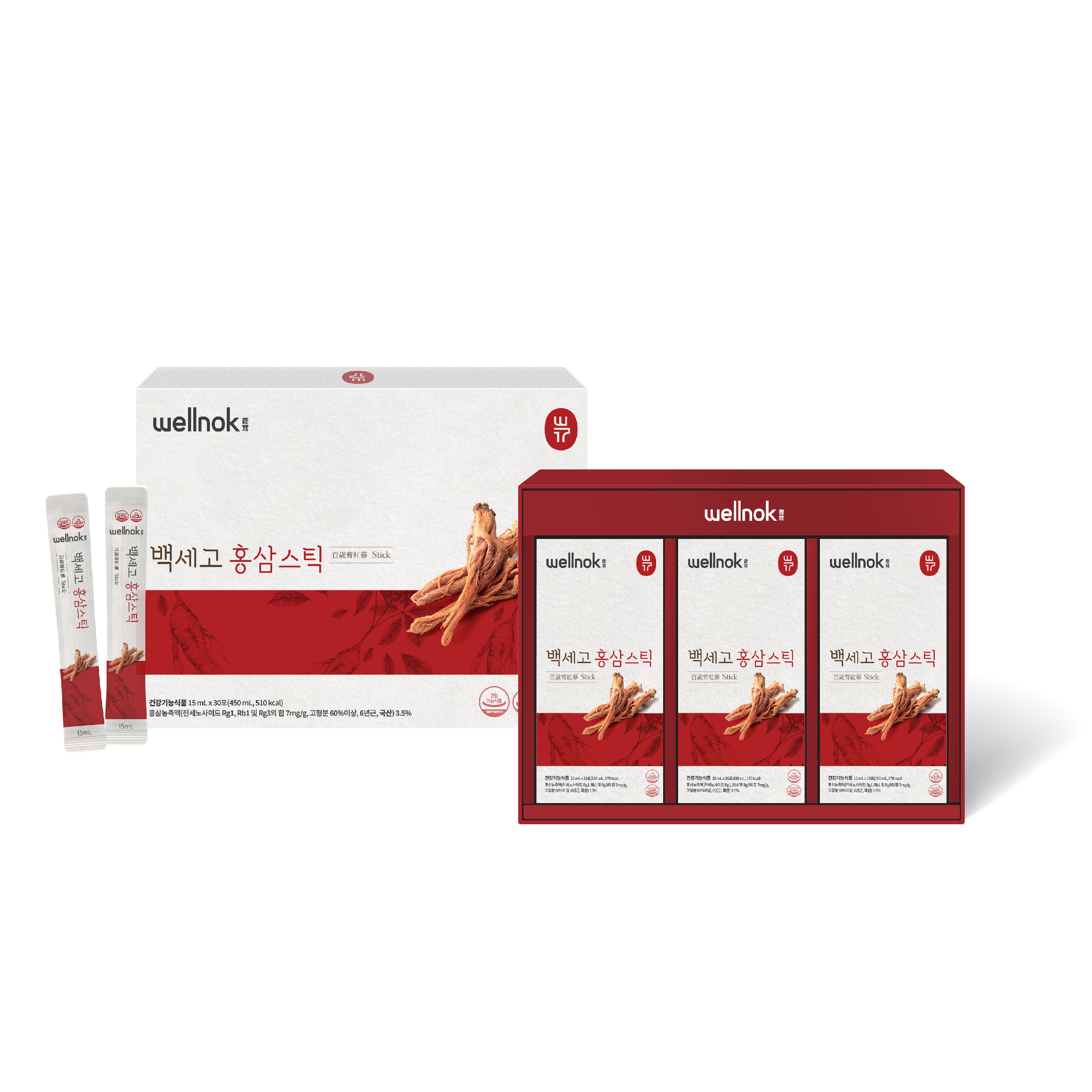 전병태 웰녹 백세고 녹용 홍삼 스틱 진액 녹용 즙 프리미엄 30포 15g, 30개 - 상세 이미지 5