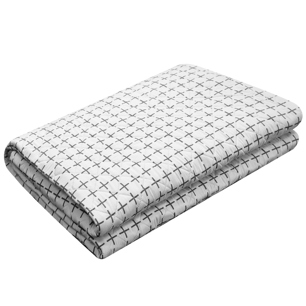 곰표한일 EMF 세미마이크로 항균 카본 탄소매트 플로우화이트 퀸더블 원난방