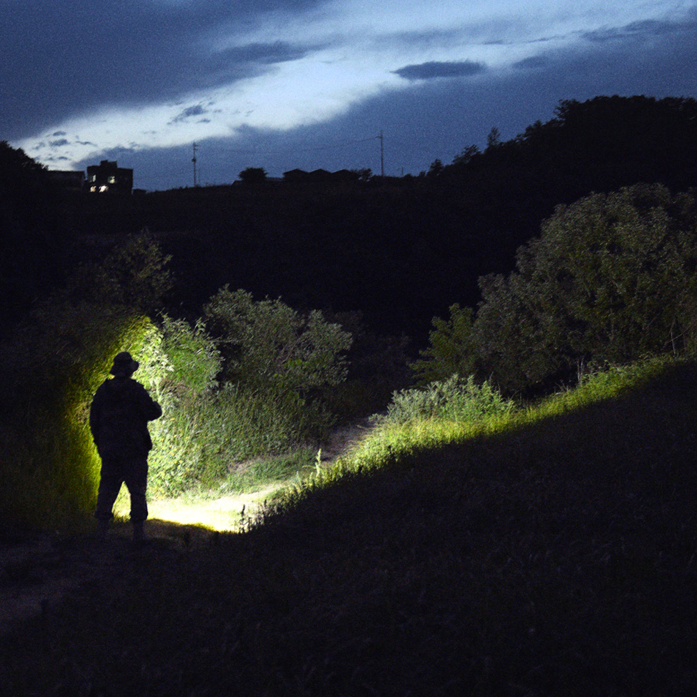 몬스터라이트 퀀텀 익스트림 LED 미니 손전등 줌 후레쉬 등산 낚시 ML2400QTX
