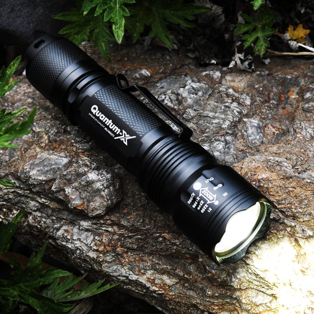 몬스터라이트 퀀텀 익스트림 LED 미니 손전등 줌 후레쉬 등산 낚시 ML2400QTX