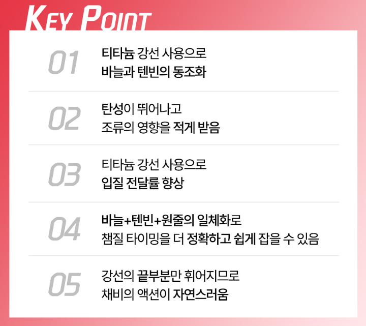 키우라 K-222 티타늄 갈치 텐빈 볼베어링 티탄 채비 갈치채비 편대 타입 V2 - 상세 이미지 3