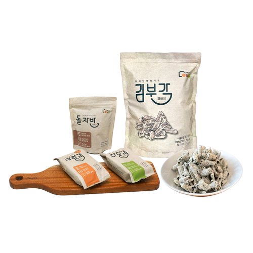 [신세계백화점] 아빠맘연구소 패밀리세트 (사랑김12봉,다담김12봉,돌자반7봉,김부각1봉) : 신세계백화점
