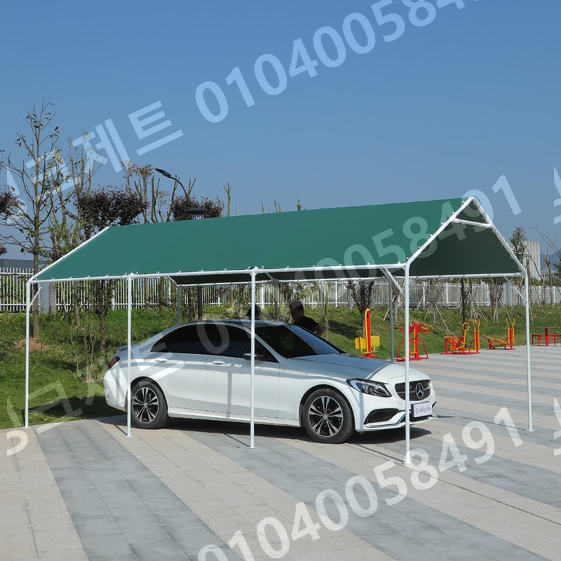 간이천막 차고 지붕 농막 주차장 창고 집 야외 차고 텐트 - 상세 이미지 3