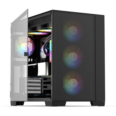 BRAVOTEC BRAVOTEC 트레저 X10 AERO BLACK (미들타워)