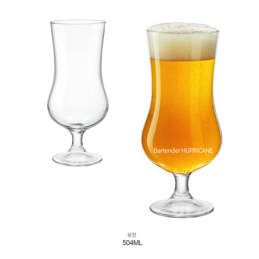 보르미올리 허리케인 유리컵 504ml 맥주 하이볼 위스키 아이스커피 잔 6P - 상세 이미지 5