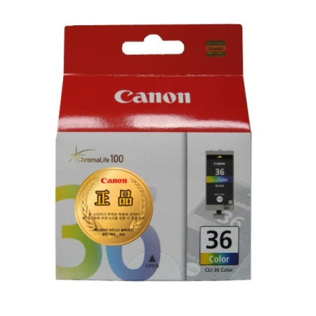 (Canon) CLI-36C 컬러 정품 잉크