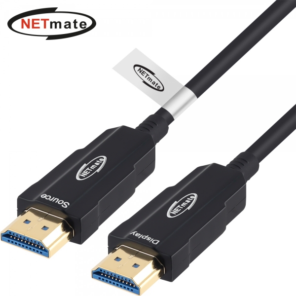 강원전자 넷메이트 HDMI2.0 Hybrid AOC 광 케이블 15m, 1개 - 상세 이미지 2