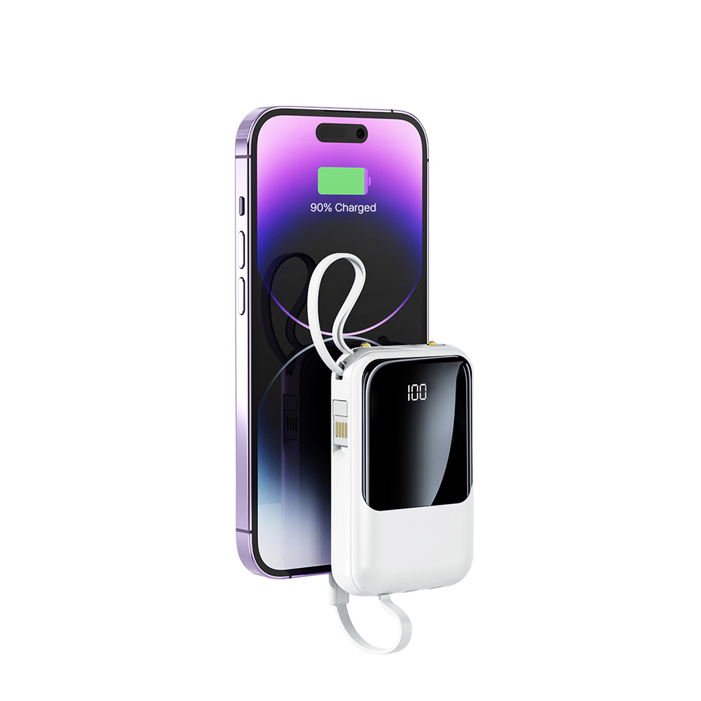 대용량 보조배터리 10000mAh LCD 잔량표시 3in1 4대 동시충전 - 상세 이미지 3