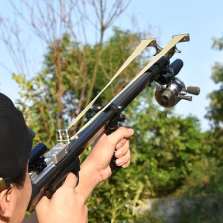 전문가용새총 접이식 라이플 저격용 사냥용 조류퇴치 새총 슬링샷