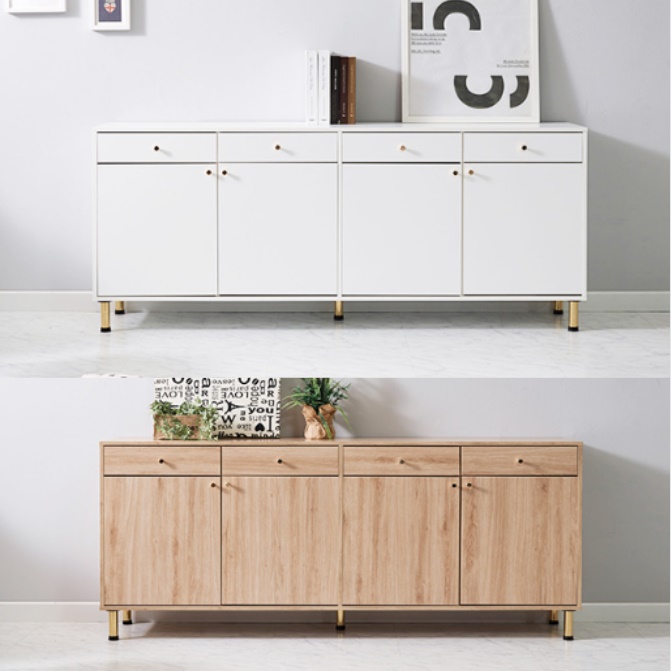 인테리어 고급거실장 키큰거실장 1800 높은티비다이