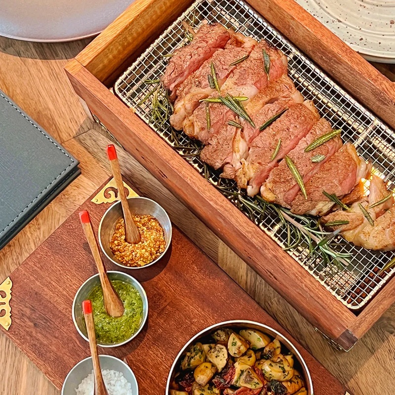 훈연상자 훈제 그릴 스모커 불향 숯불 스테이크 바베큐 - 상세 이미지 3