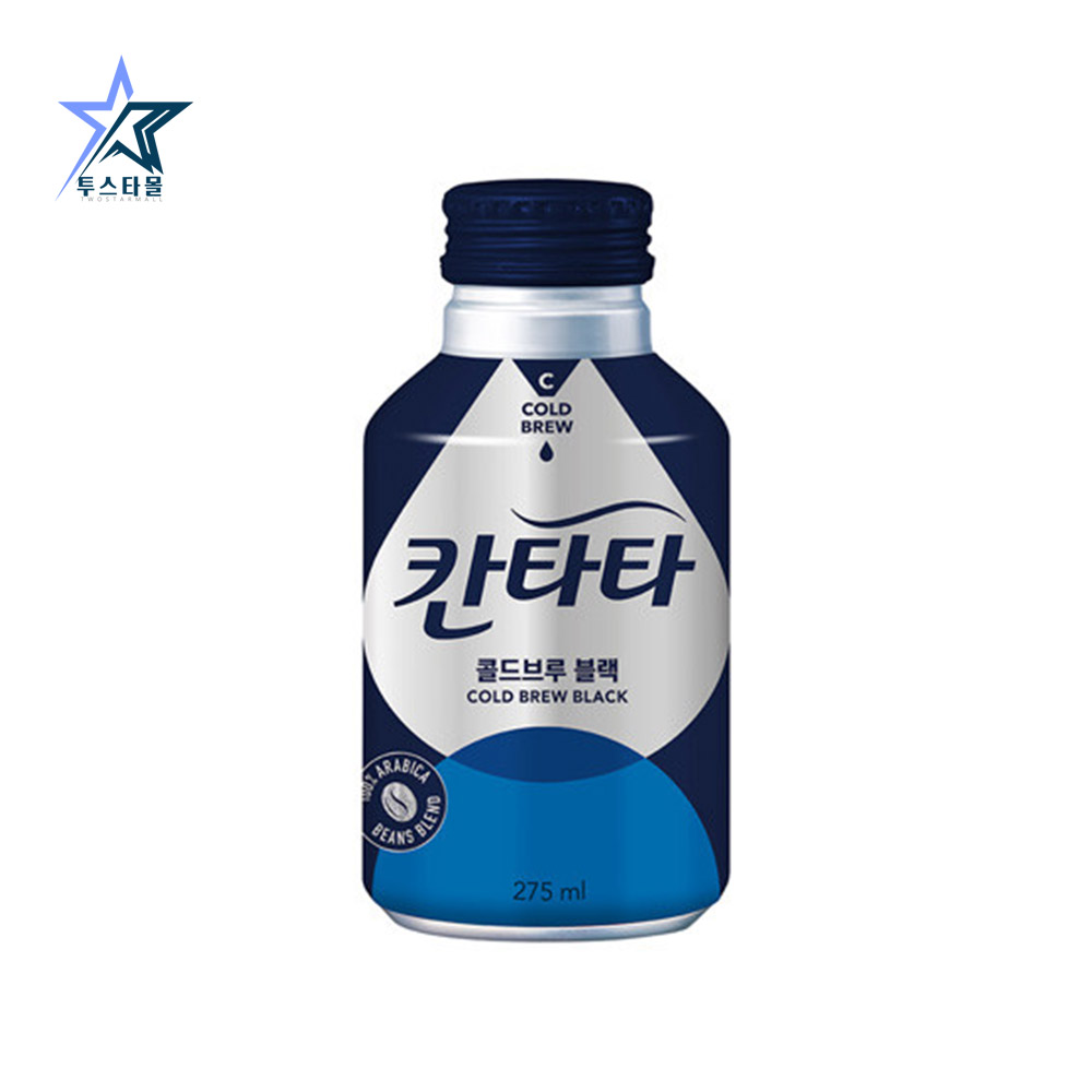 칸타타 콜드브루 블랙 스위트아메리카노 라떼 카라멜 275ml 각6개씩 24캔 캔커피 - 상세 이미지 3