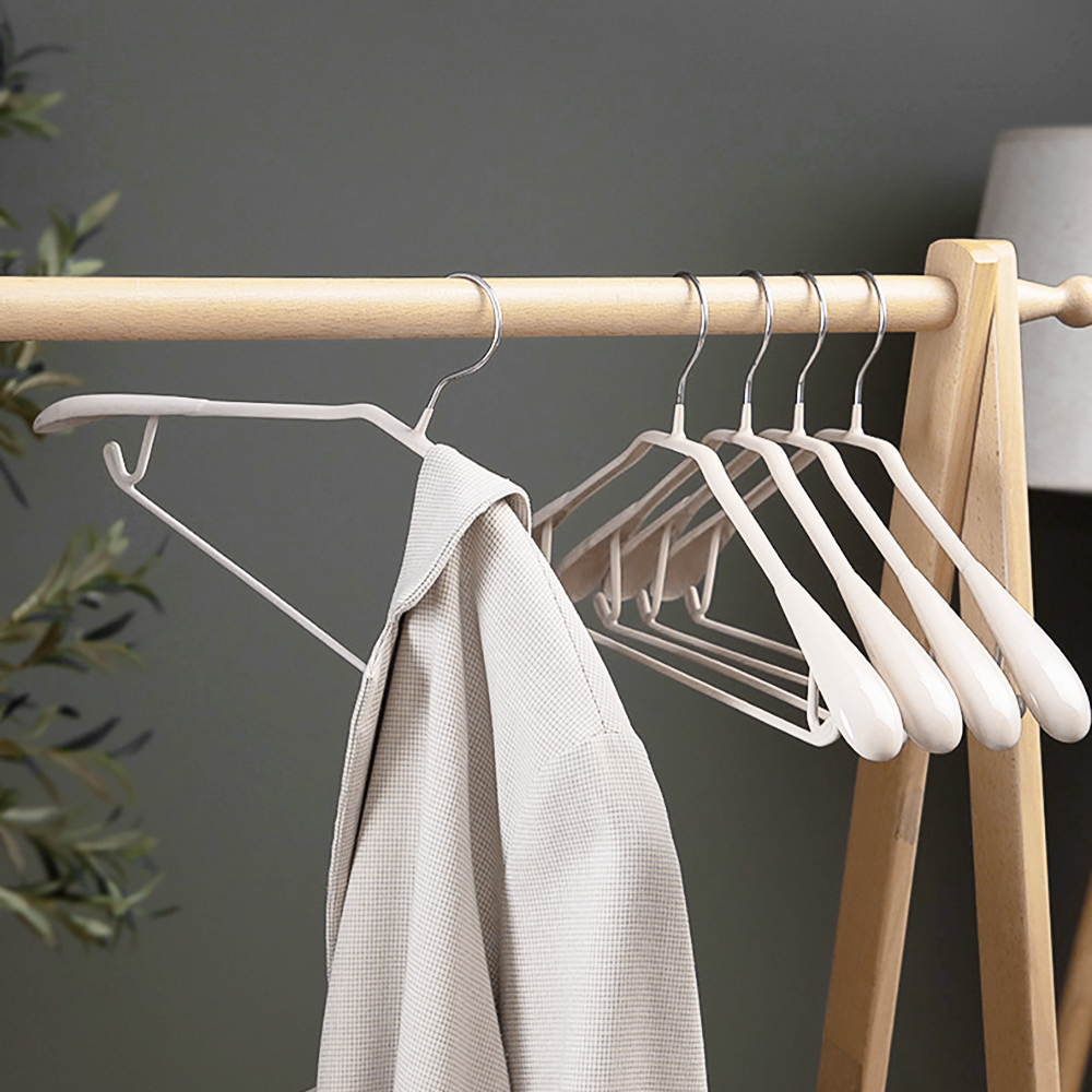 에이비박스 정장 옷걸이 멀티 M 블랙, 50개