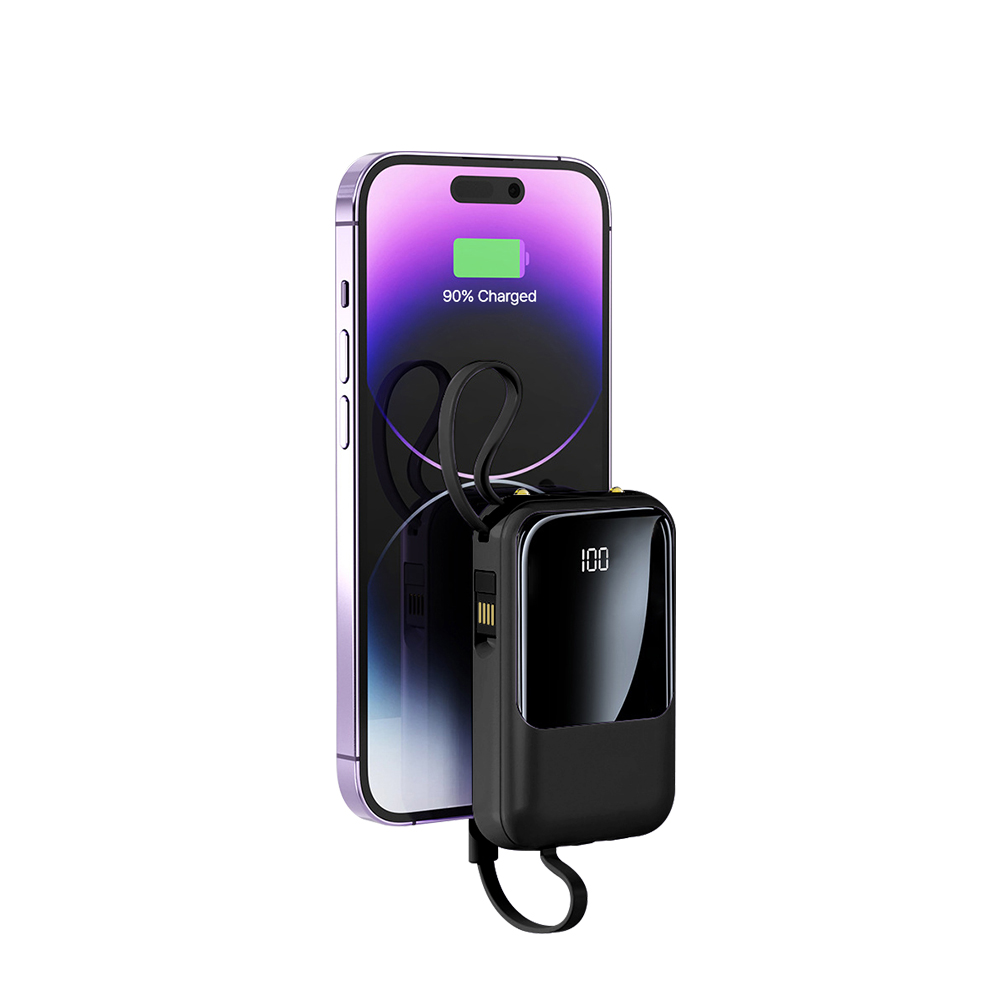 대용량 보조배터리 10000mAh LCD 잔량표시 3in1 4대 동시충전 - 상세 이미지 4