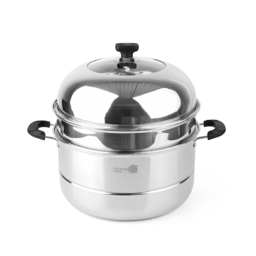 스텐찜판 스탠 냄비 킹크랩 3단 찜기 대용량 대형 곰솥 찜솥 - 상세 이미지 5