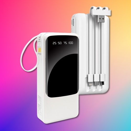 대용량 보조배터리 20000mAh LCD 잔량표시 3in1 4대 동시충전