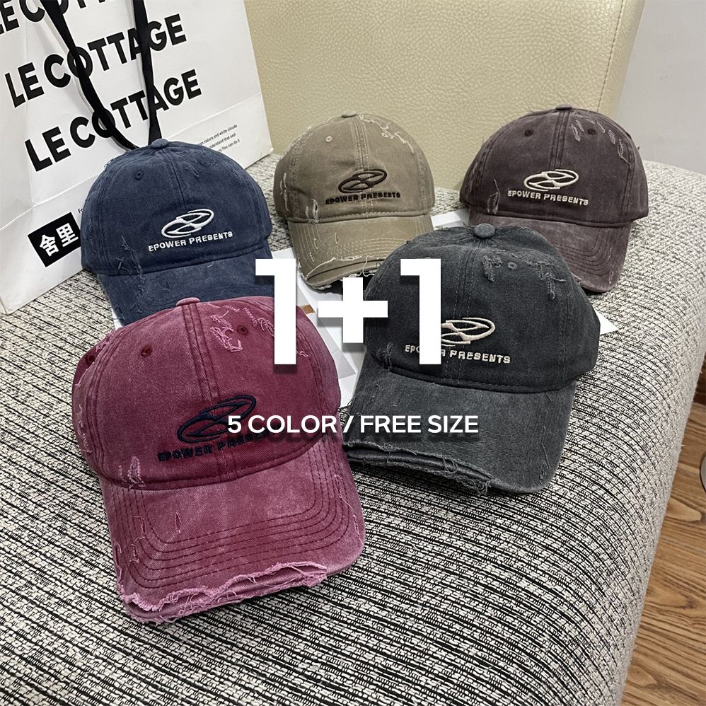 1+1 야구모자 대두모자 빈티지볼캡 - 상세 이미지 3