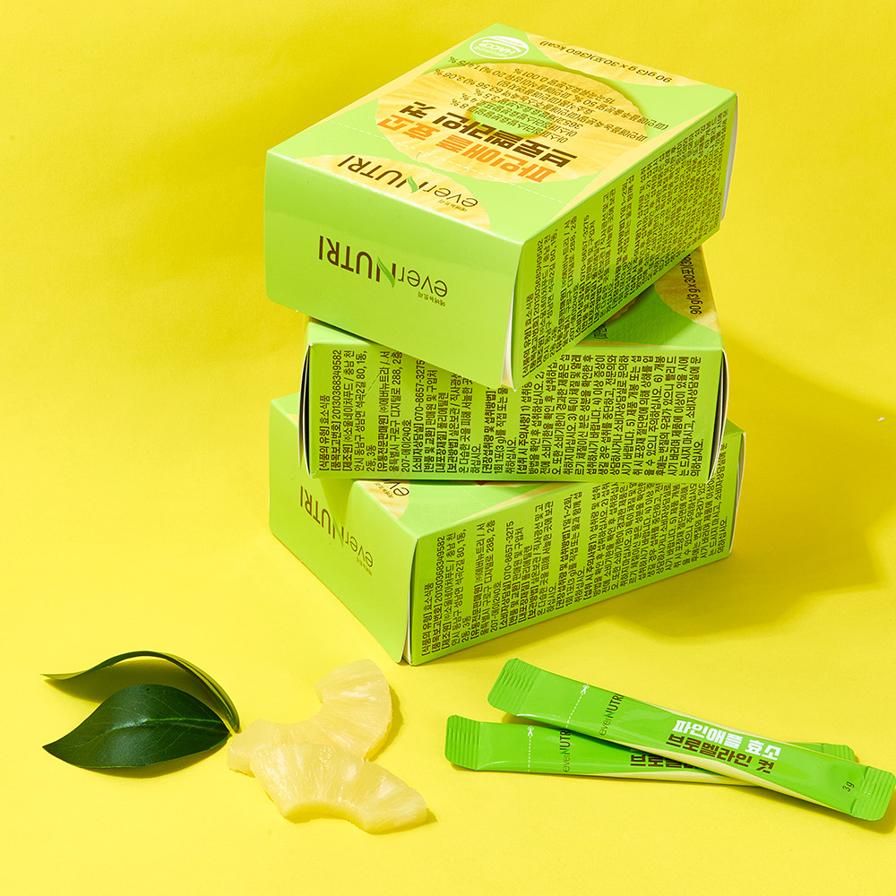 에버뉴트리 브로멜라인 파인애플 효소 30포, 1개 - 상세 이미지 4