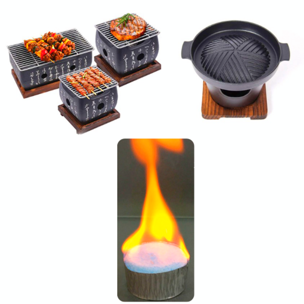 고체연로 10P 50g 캠핑미니화로 1인용 가정용 개별포장고체알콜