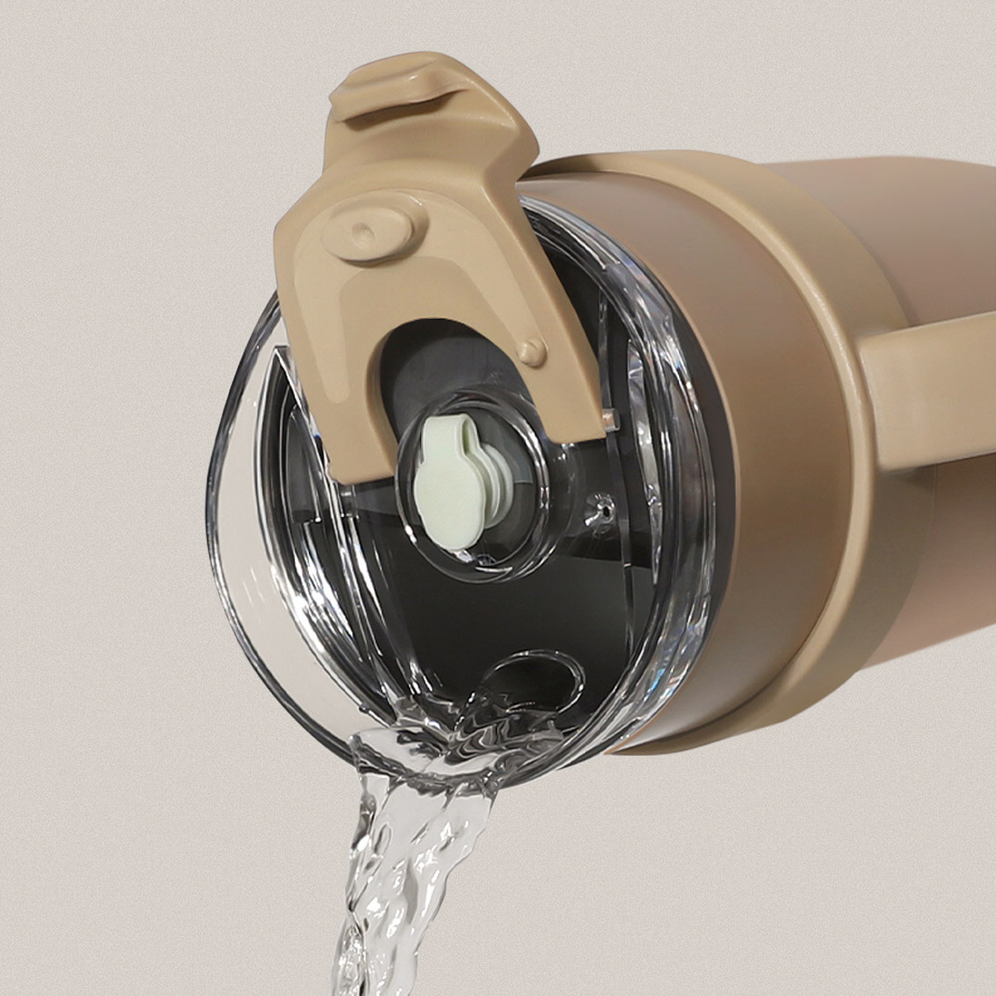 1리터텀블러 입구넓은 대용량 손잡이 보온 보냉 빨대 텀블러 1200ml - 상세 이미지 4
