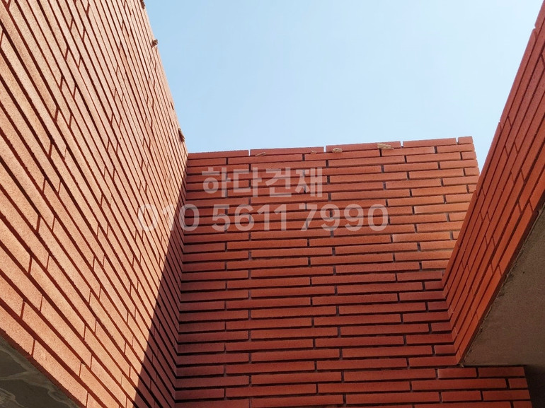 디자인 모노타일 500x50x20T 매직레드 / 하다건재 와이드벽돌 롱브릭타일