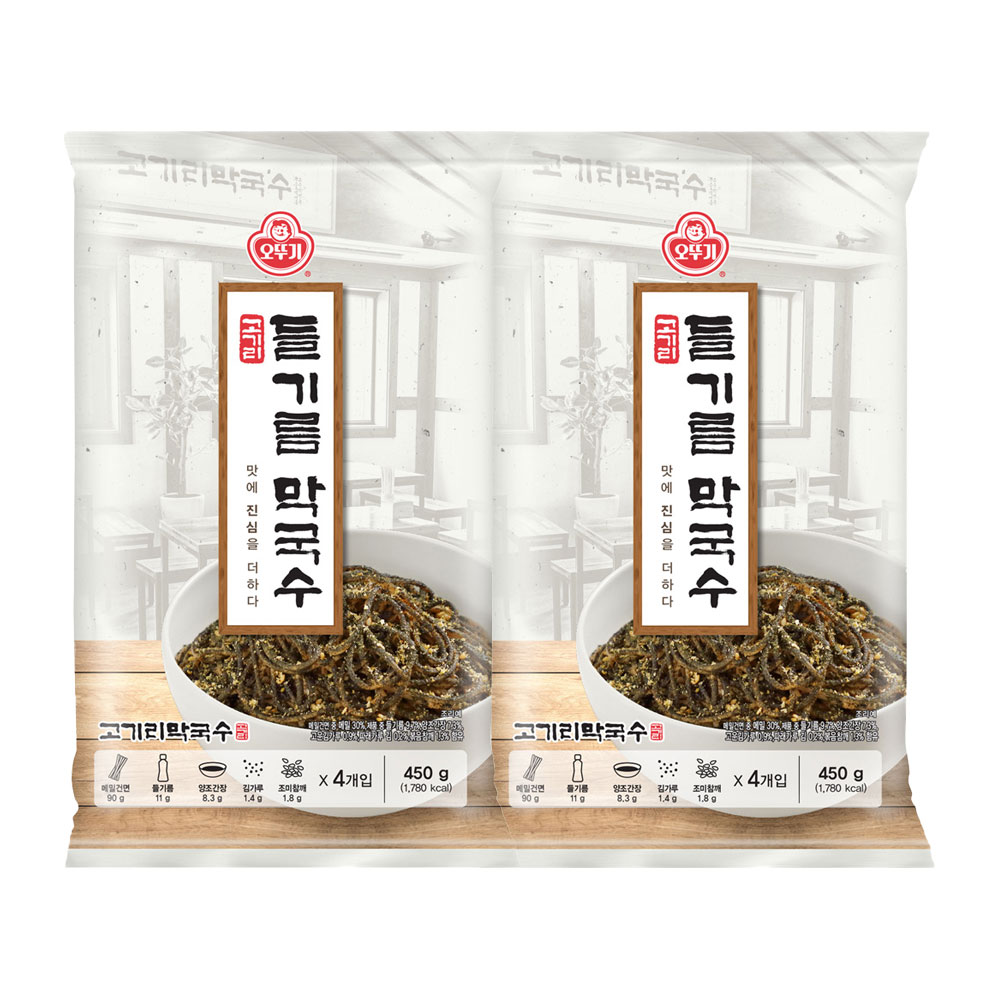 오뚜기 고기리 들기름막국수 450g, 2개 - 상품 이미지