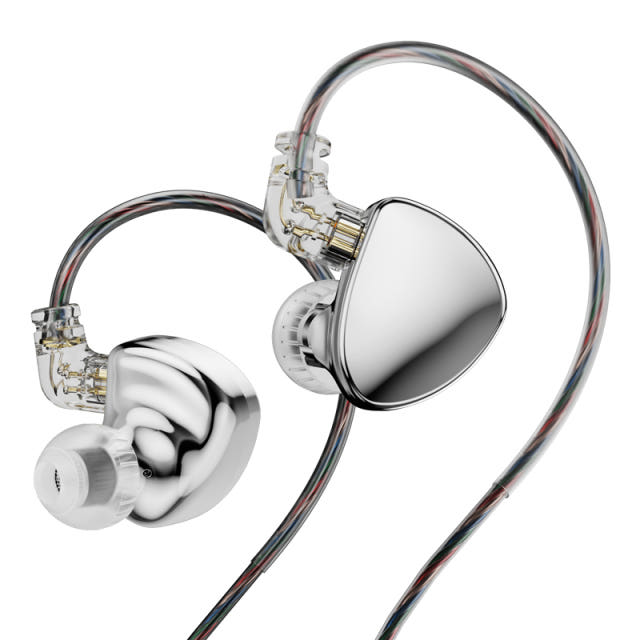 TRN MT5 HIFI 인이어 유선 이어폰 블랙 마이크 없음