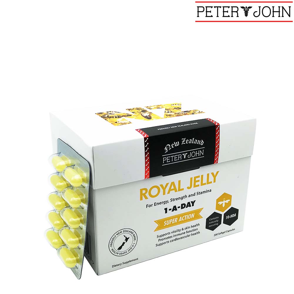 뉴질랜드 로얄젤리 피터앤존 로얄제리 1000mg 10-HDA 200 소프트젤 캡슐 - 상세 이미지 2