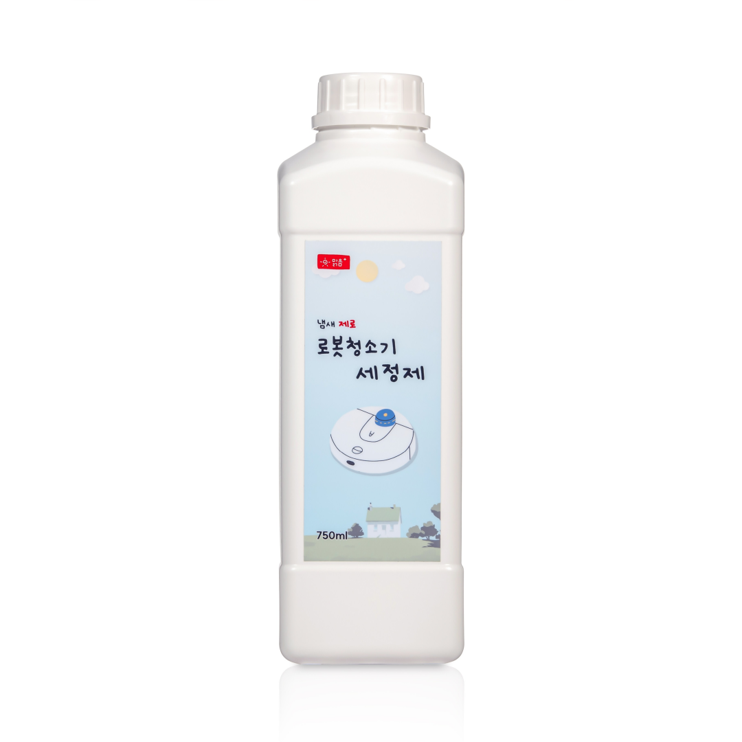 맑음더하기 냄새제로 로봇청소기 세정제 (1+1) 2개구성 세제 클리너 로보락세제 750ml - 상세 이미지 3