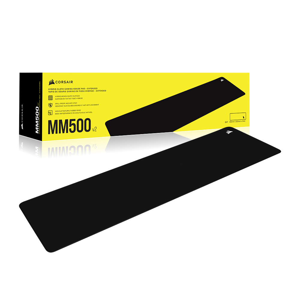 커세어 MM500 v2 Hybrid Cloth Extended 게이밍 마우스 장패드 키보드매트 - 상세 이미지 4