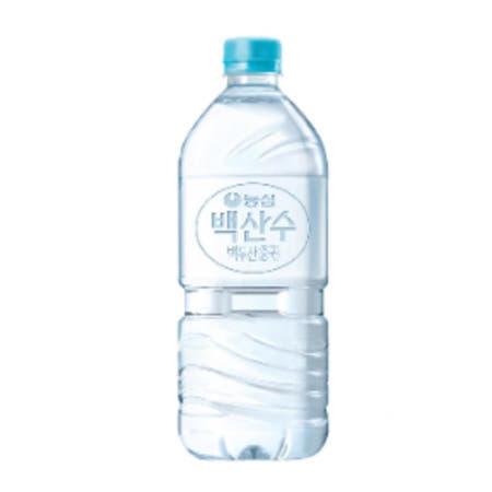 농심 백산수 무라벨 1L x 48개 생수 물1리터 페트병 병 생수 깨끗한 안전한 배달 대용량