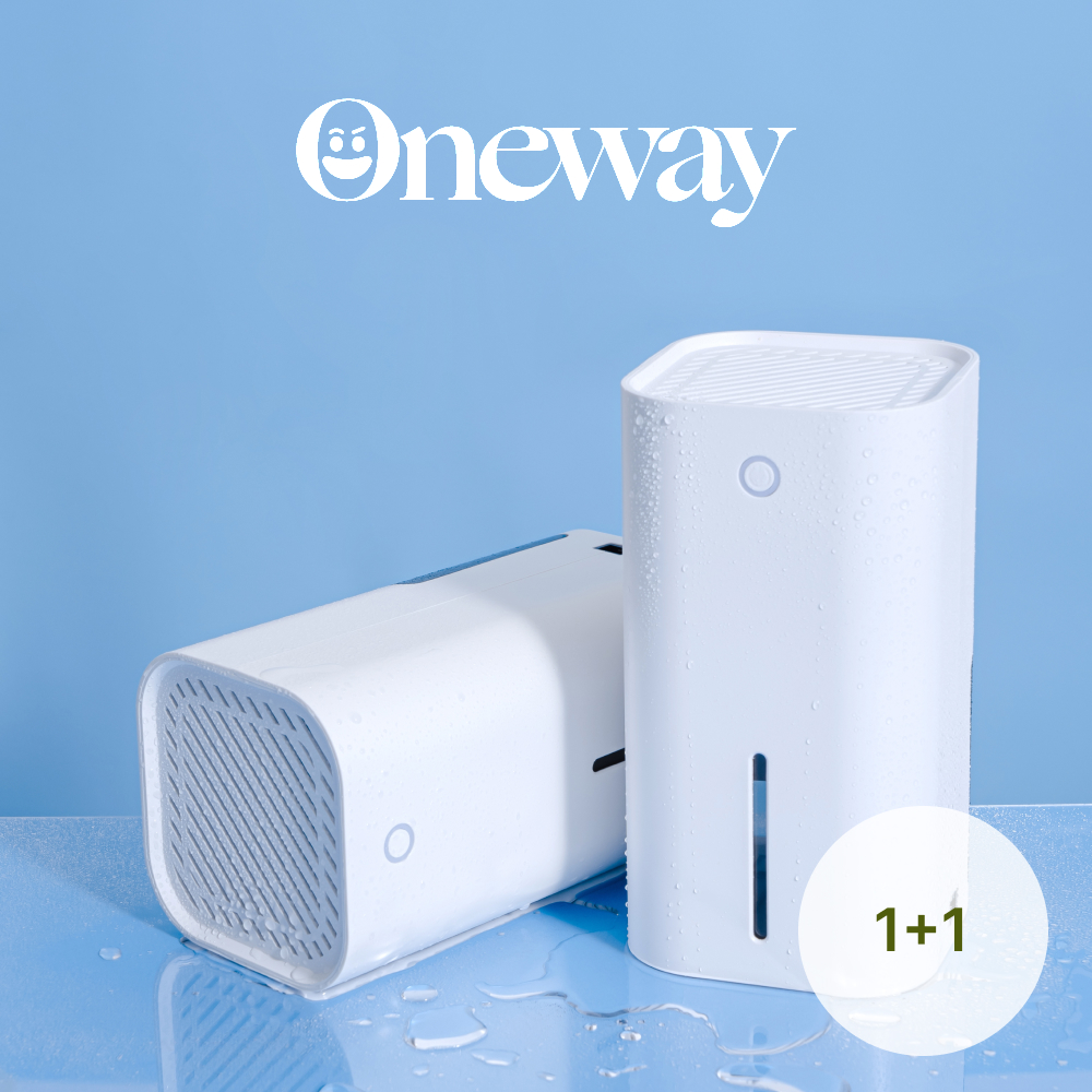 (1+1) 원웨이 제습기 미니 소형 가정용 화장실 공기청정기 원룸 일반용 자취용