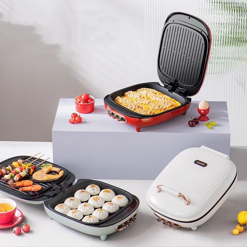 양면팬 생선 구이 통구이 팬 전기그릴 전골 삼겹살 후라이팬 화이트