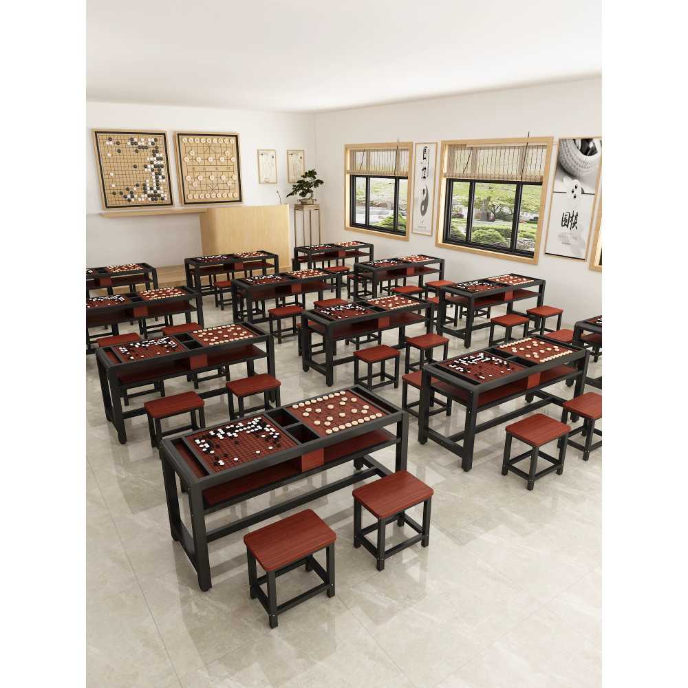 기원 바둑책상 테이블 경기 시합 노인정 인테리어 82x54x70 - 상세 이미지 3