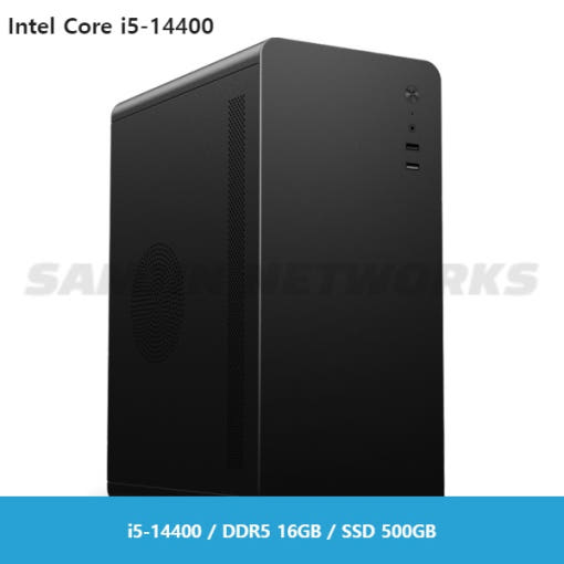 PCKOREA 기업용 i5-14400 업무처리용 조립컴퓨터 [i5-14400/DDR5 16GB/SSD500GB]