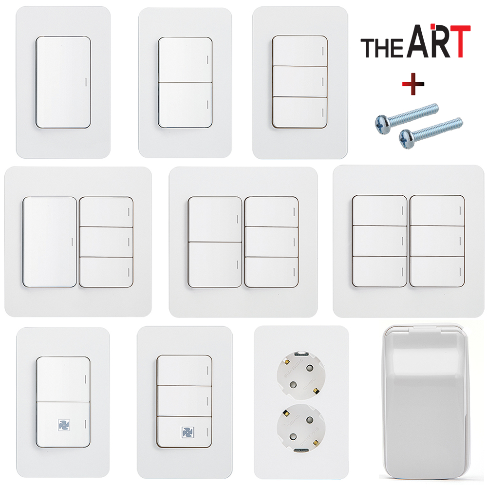 제일 디아트 1구 스위치 전등 스위치 커버 화이트 이미지 2