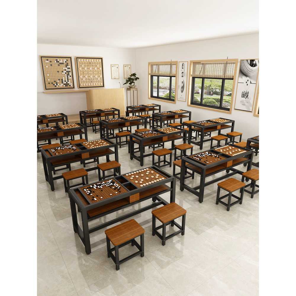 기원 바둑책상 테이블 경기 시합 노인정 인테리어 82x54x70 - 상세 이미지 2