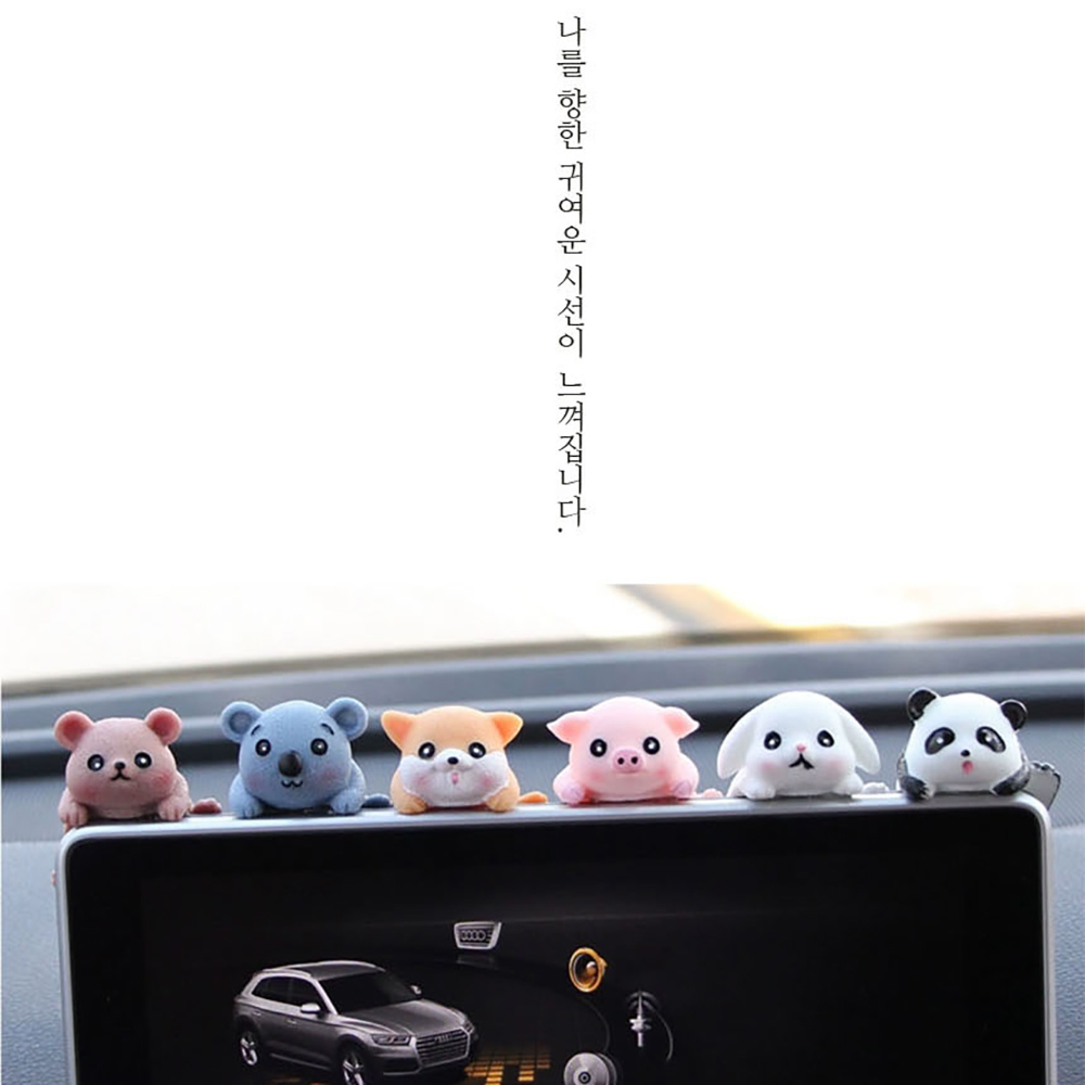 네비게이션 피규어 모니터 장식 6종세트 이미지 8