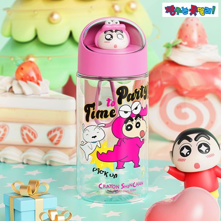 짱구 물통 물병 500ml 우주캡슐 트라이탄 이미지 8
