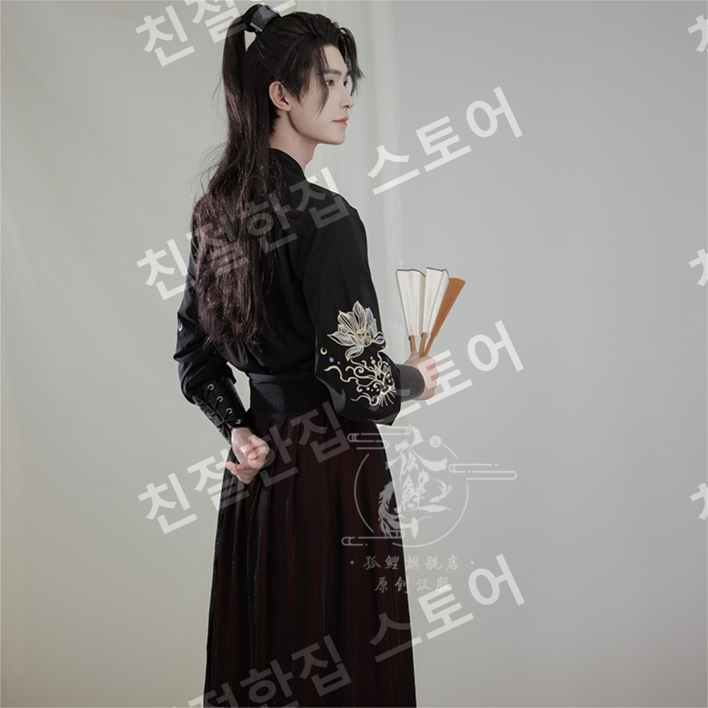 호위무사한복 졸사 개량한복 남자 무대 협객 사극 - 상세 이미지 5