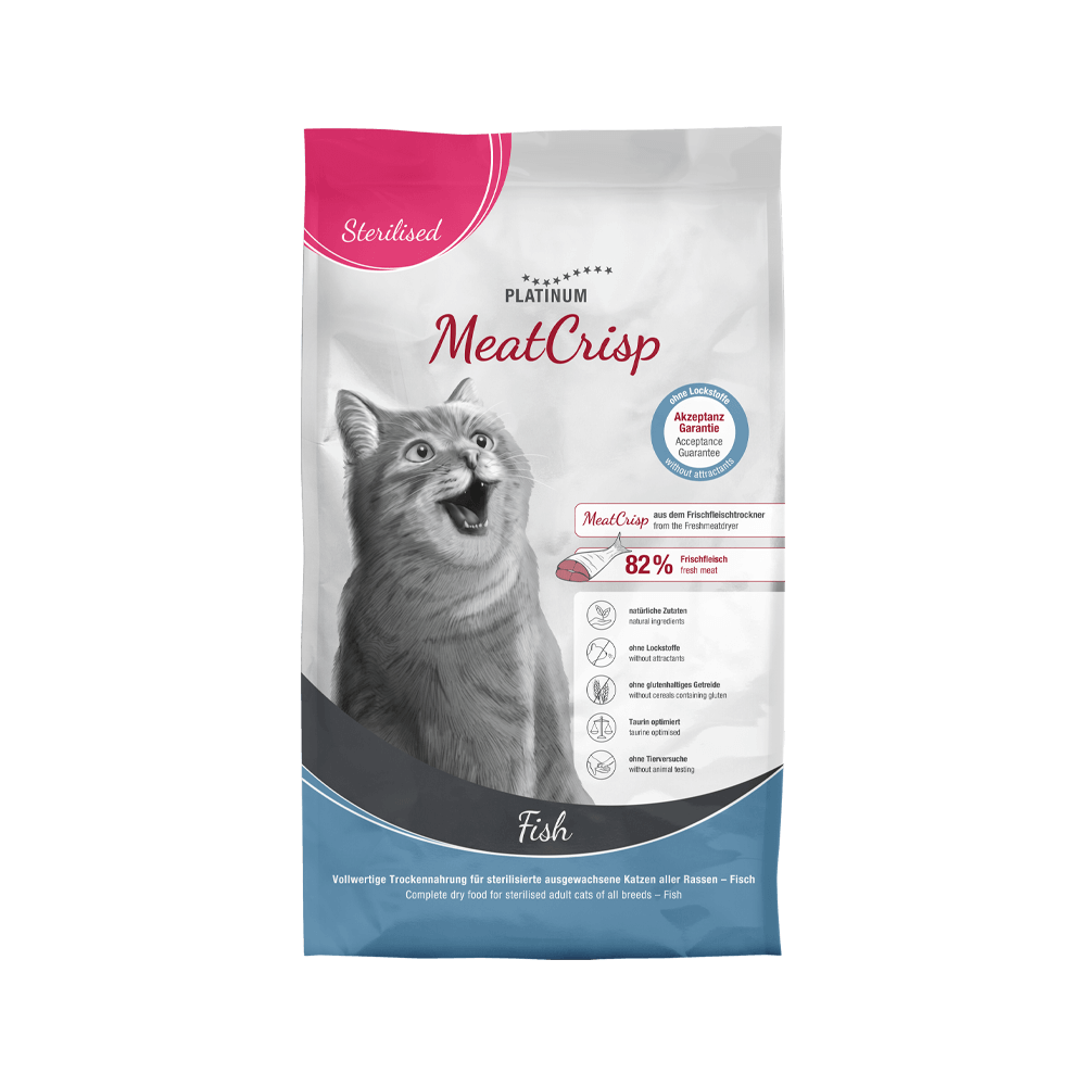 피쉬 생육 플래티넘 미트크리스프 캣 스테럴라이즈드 고양이사료 연어+대구, 1.5kg, 1개